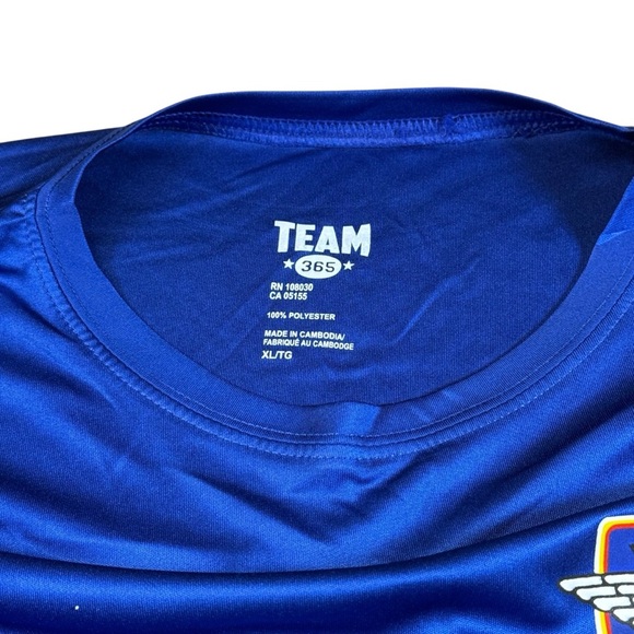 BTE Racing 365 Short Sleeve Shirt Men’s Blue Used XL - Picture 3 of 3
